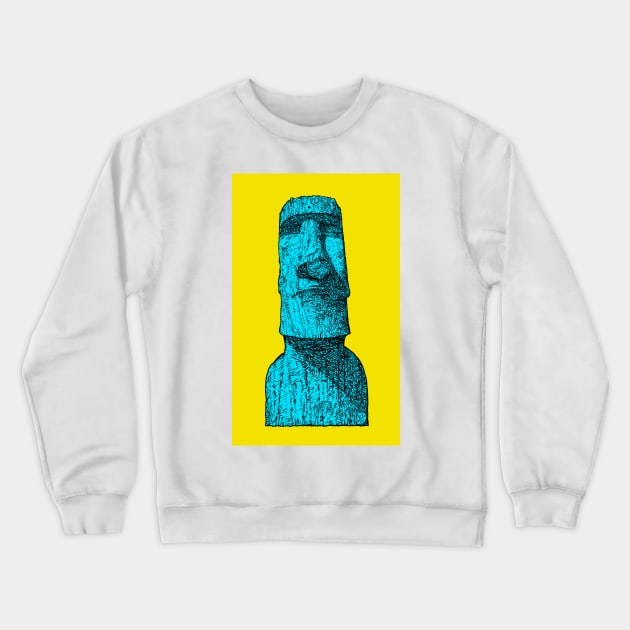 MOAI .2 Crewneck Sweatshirt by lautir